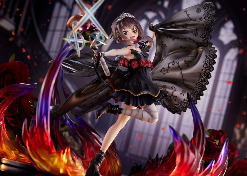 Konosuba God's blessing on this wonderful world! PVC Statue 1/7 Megumin the Black Rose Dress Ver. 28 cm 4580736409545