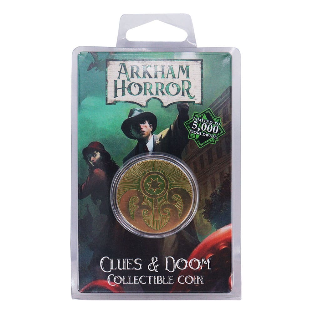 Arkham Horror Collectable Coin Clues & Doom Limited Edition 5060948291408