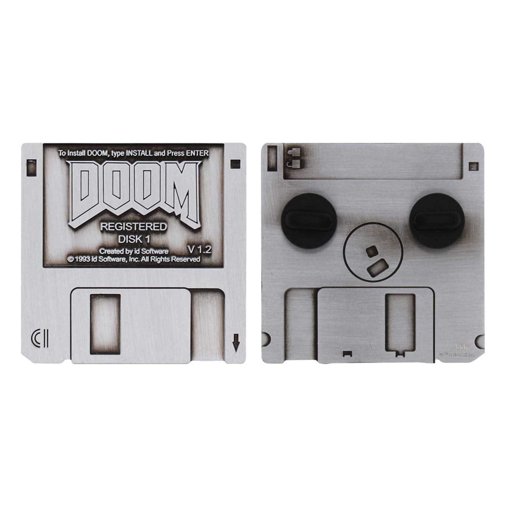 Doom Pin Badge Floppy Disk Limited Edition 5060948297257