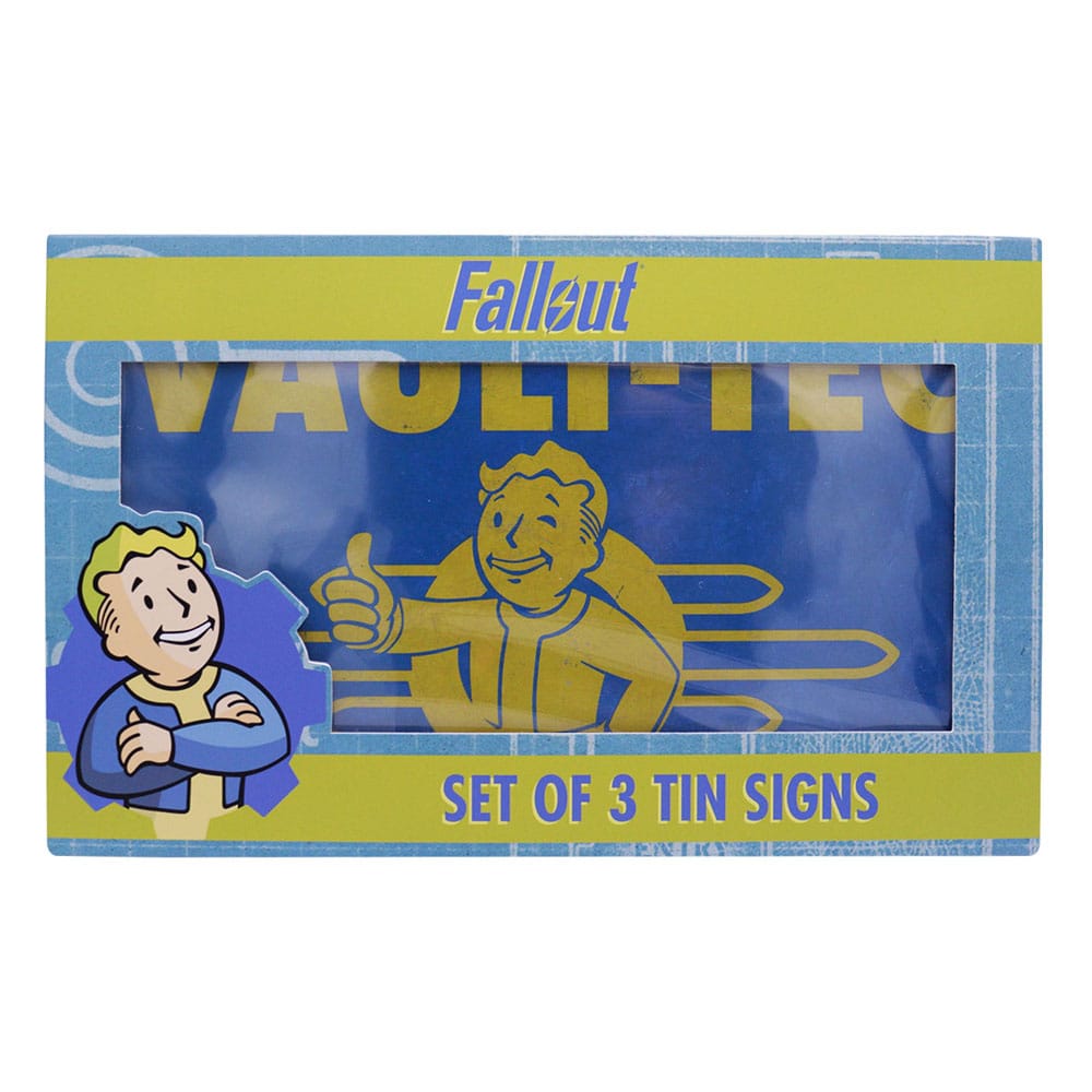 Fallout Tin Signs 3 Pack Brands 5060948292870