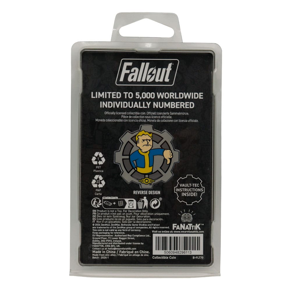 Fallout Replica 1/1 Flip Coin Limited Edition 5060948296113