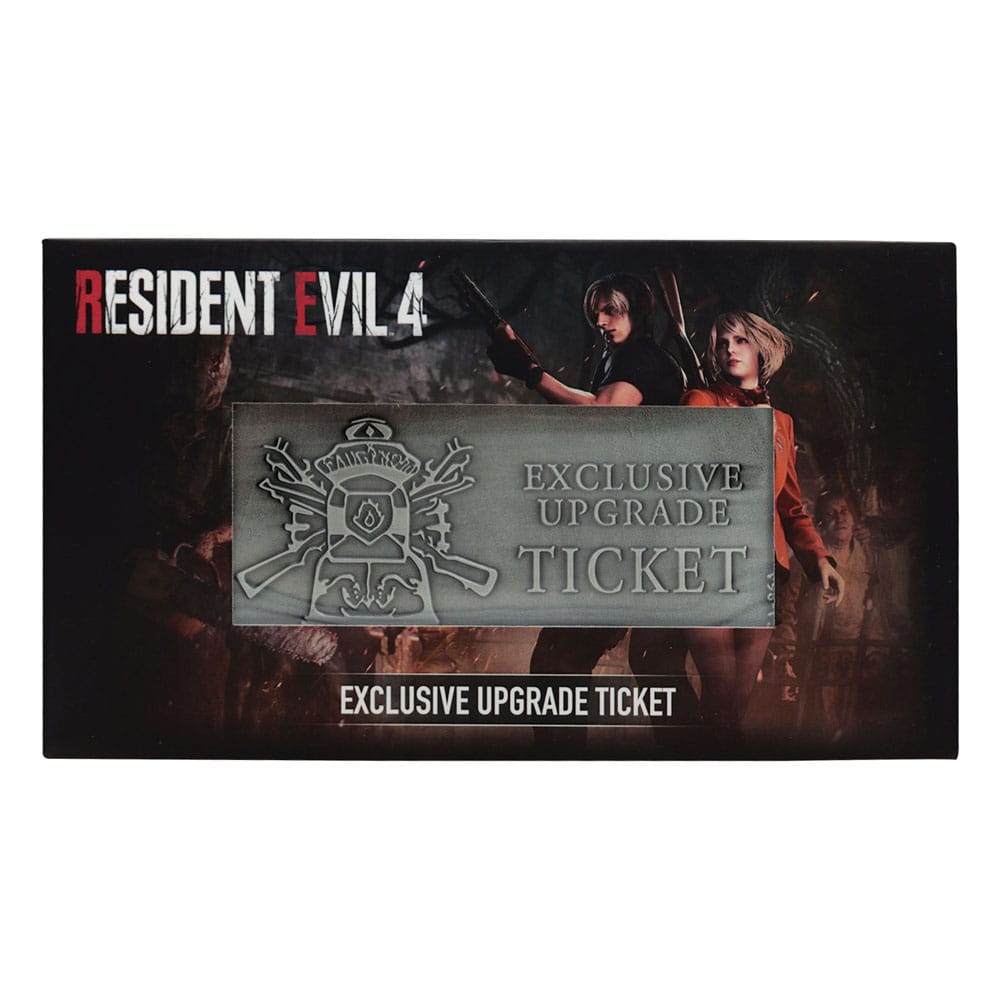 Resident Evil 4 Replica 1/1 Metal Exclusive Upgrade Ticket 5060948294676