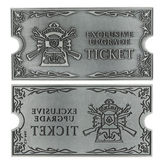 Resident Evil 4 Replica 1/1 Metal Exclusive Upgrade Ticket 5060948294676