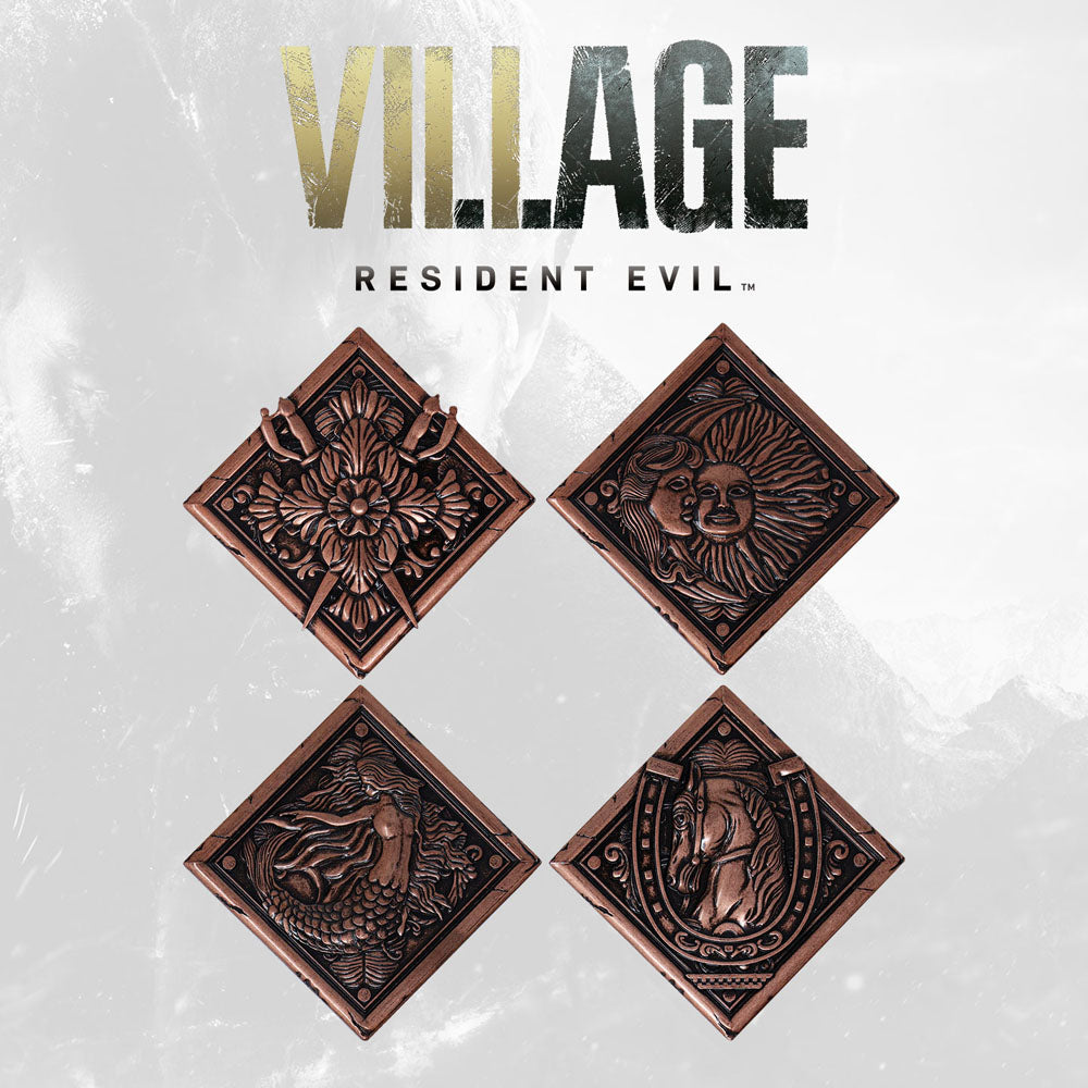 Resident Evil VIII Medallion Set House Crest Limited Edition 5060662467301