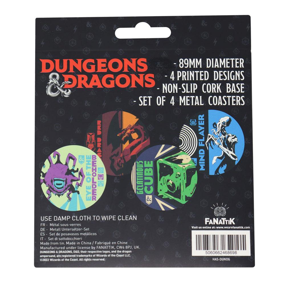 Dungeons & Dragons Coaster 4-Pack 5060662468698