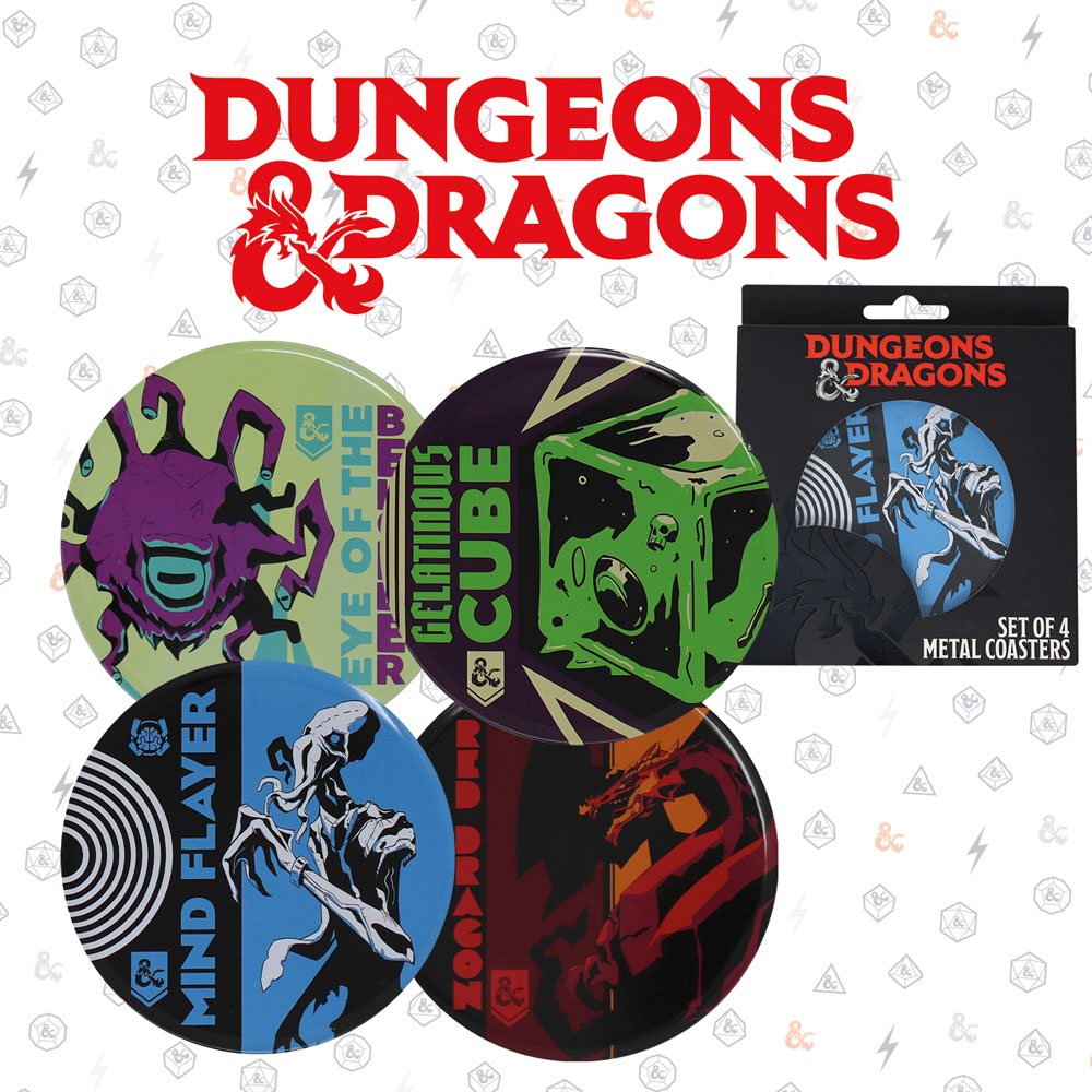 Dungeons & Dragons Coaster 4-Pack 5060662468698