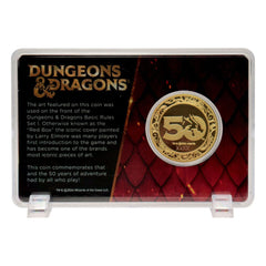 Dungeons & Dragons Collectable Coin 50th Anniversary with Colour Print 24k Gold Plated Edition 4 cm 5060662469015