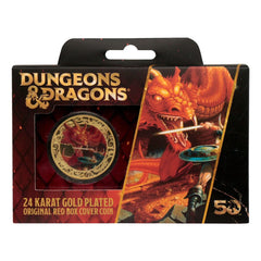 Dungeons & Dragons Collectable Coin 50th Anniversary with Colour Print 24k Gold Plated Edition 4 cm 5060662469015