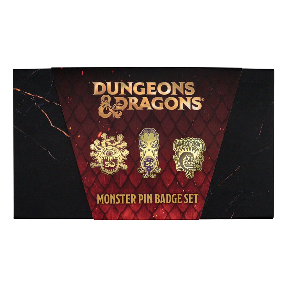 Dungeons & Dragons Pin Badge Set 50th Anniversary 5060948294096