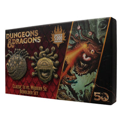 Dungeons & Dragons Medallion Set 50th Anniversary Beholder Twin Edition 5060948294102