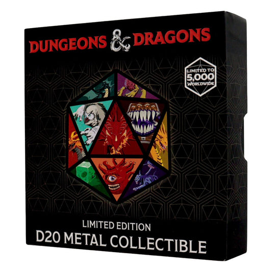 Dungeons & Dragons Medallion D20 5060948294133