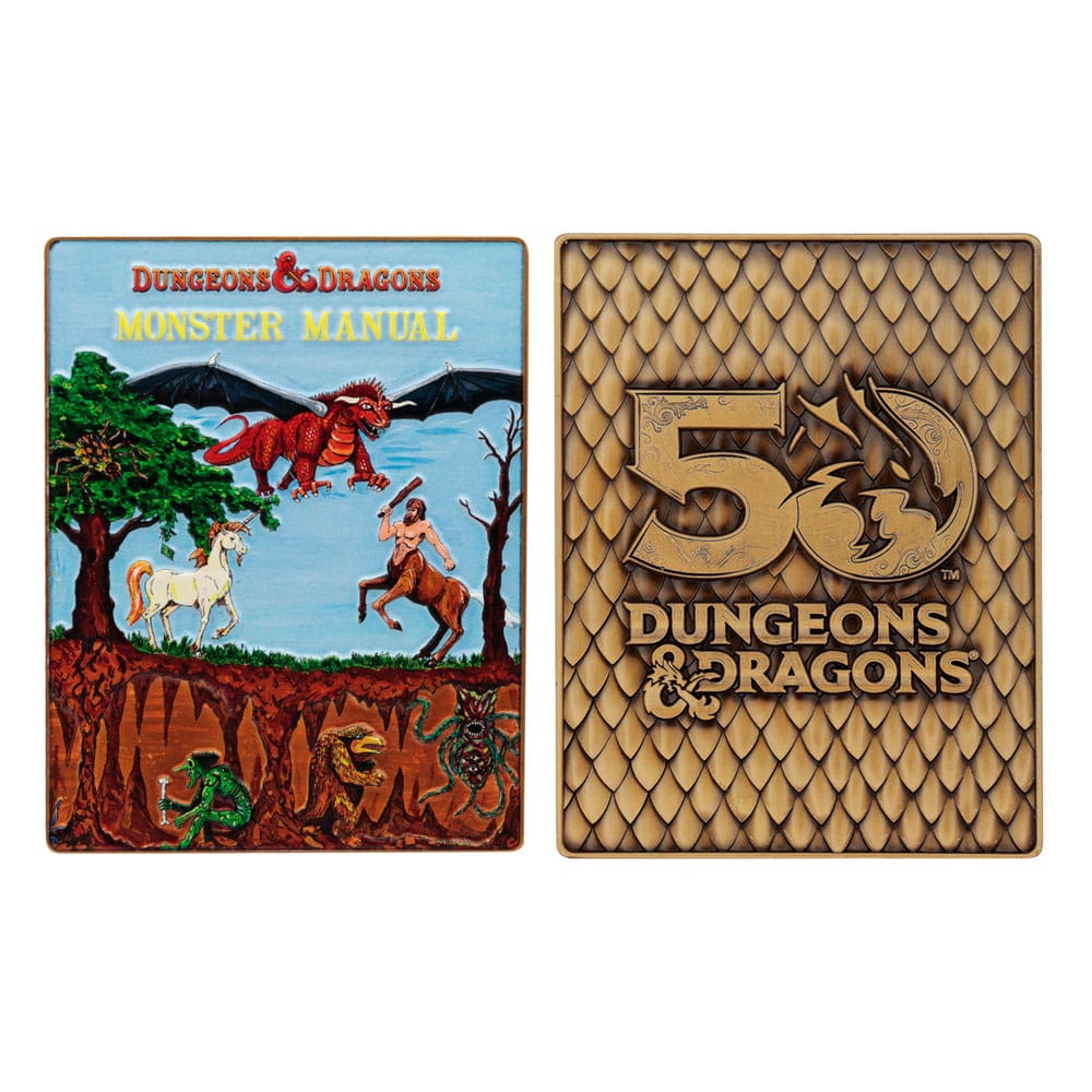 Dungeons & Dragons Ingot Set 50th Anniversary 1st Edition Book Cover 5060948294300