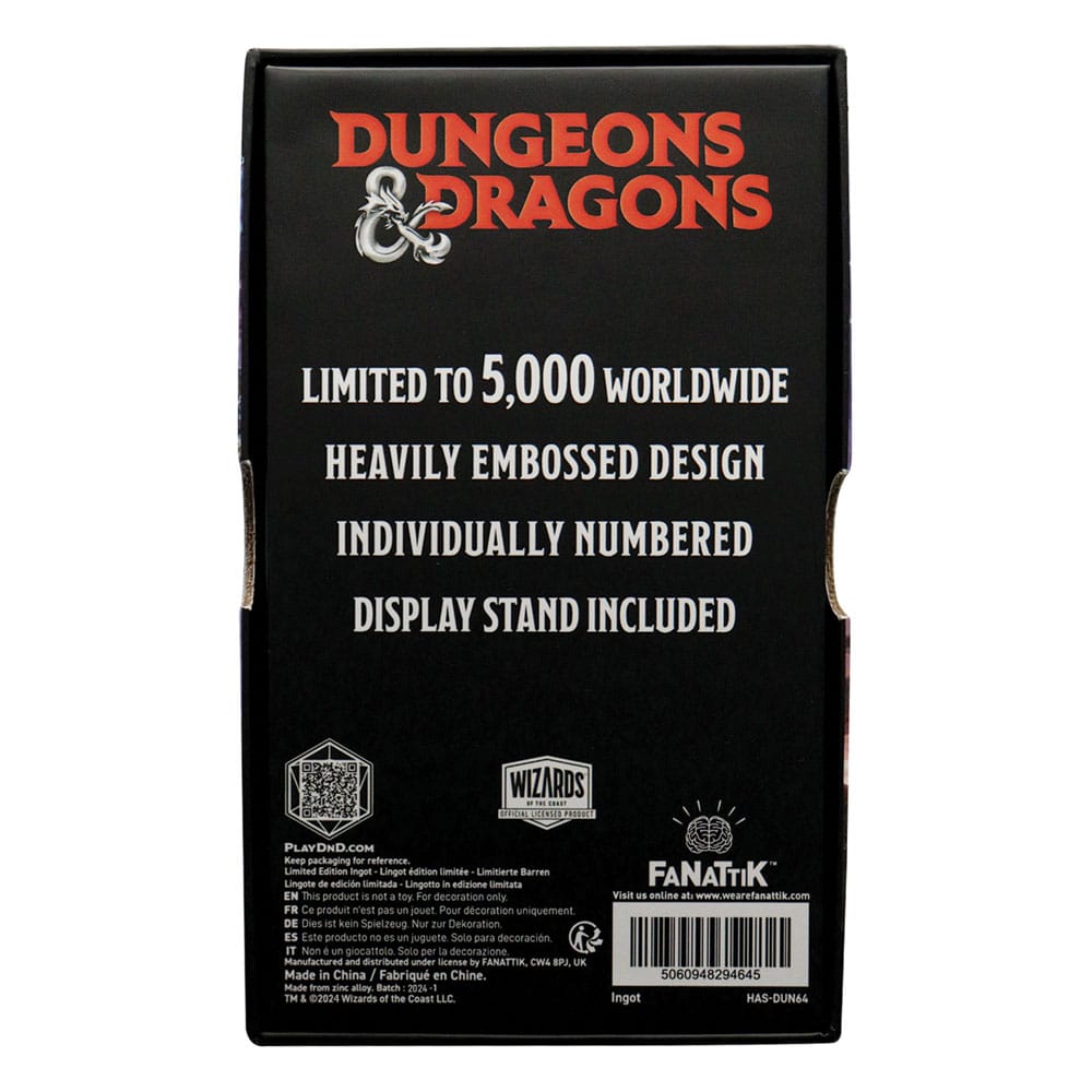 Dungeons & Dragons Ingot Book of Many Things Limited Edition 5060948294645