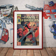 Transformers Art Print 40th Anniversary Limited Edition 42 x 30 cm 5060948295635