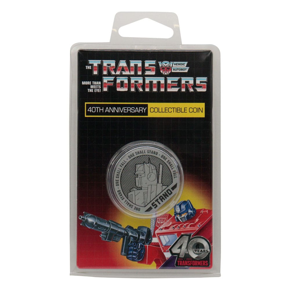 Transformers Collectable Coin 40th Anniversary 4 cm 5060948293549