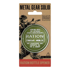 Metal Gear Solid Bottle Opener Solid Ration 8 5060948293594