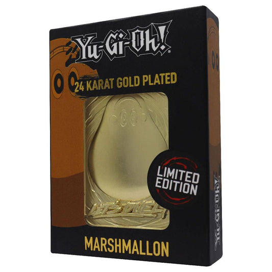 Yu-Gi-Oh! Replica Card Marshmallon (gold plated) 5060662466434
