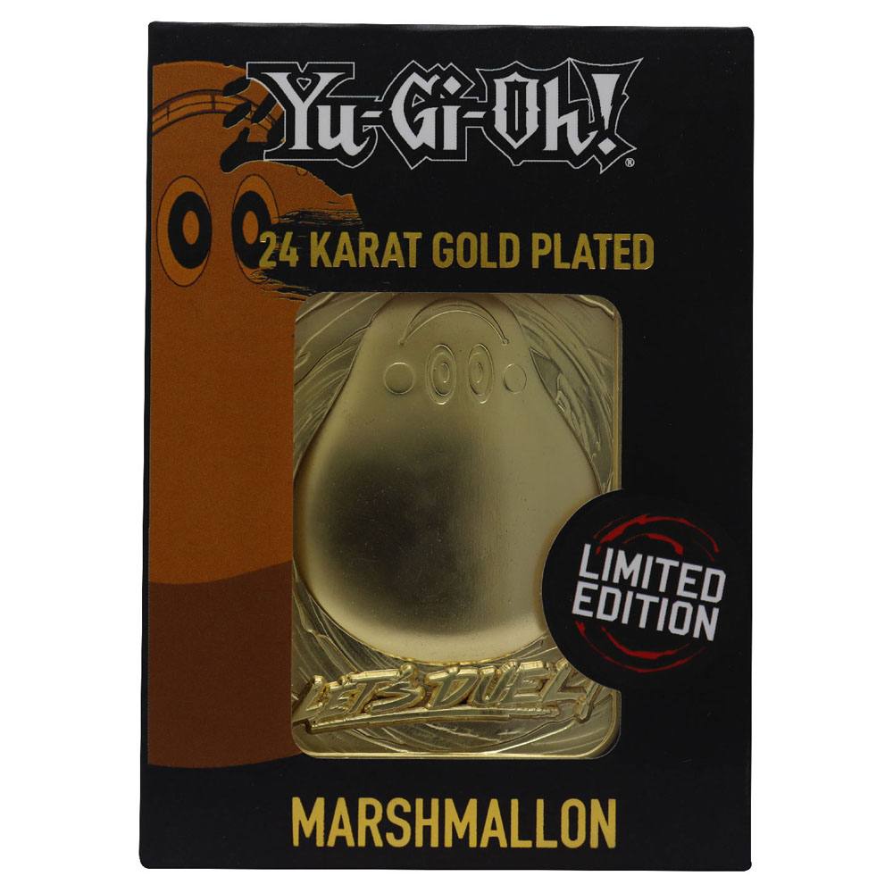 Yu-Gi-Oh! Replica Card Marshmallon (gold plated) 5060662466434