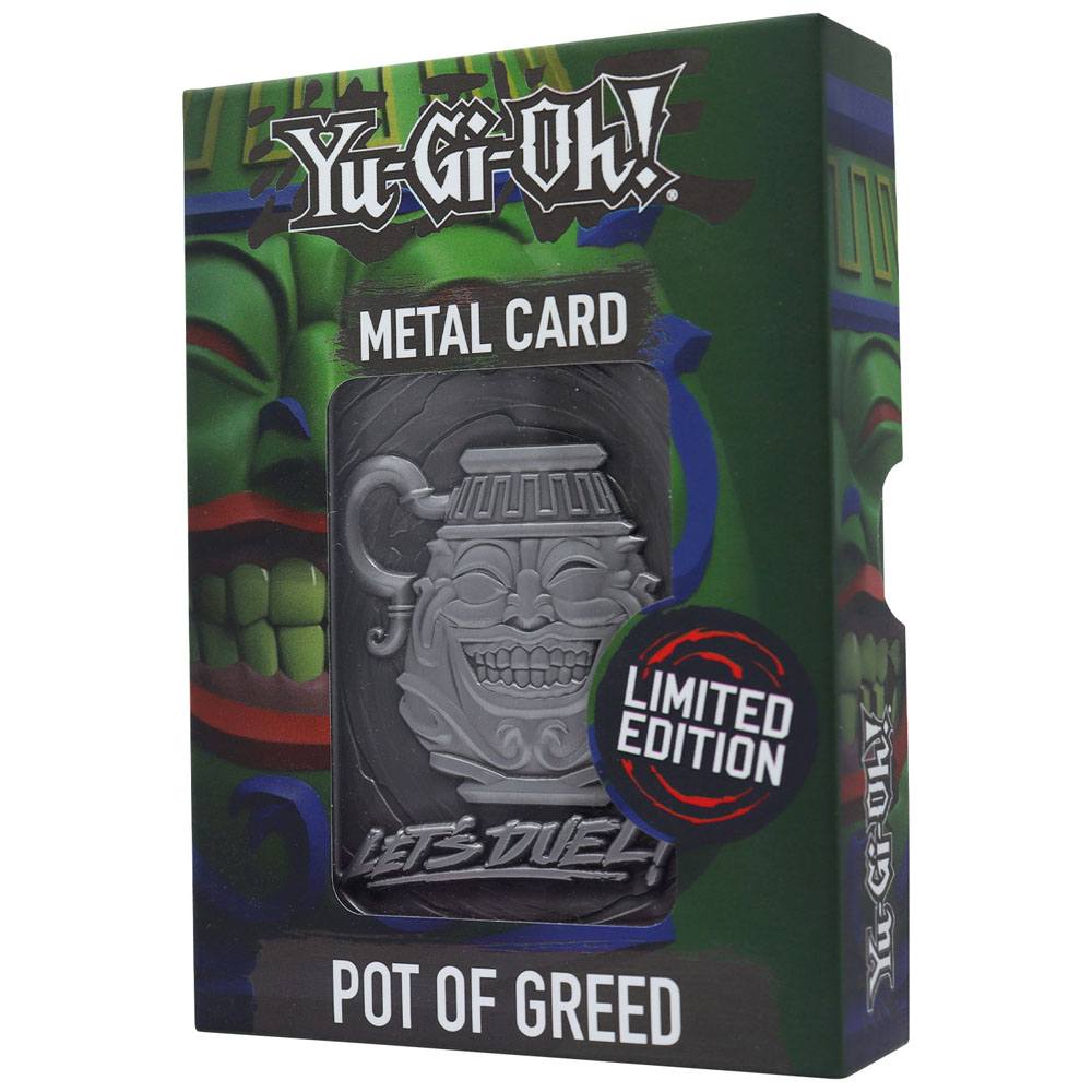 Yu-Gi-Oh! Replica Card Pot of Greed Limited Edition 5060662466427