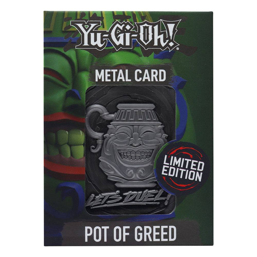 Yu-Gi-Oh! Replica Card Pot of Greed Limited Edition 5060662466427