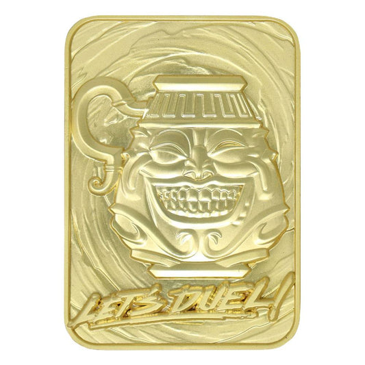 Yu-Gi-Oh! Replica Card Pot of Greed (gold plated) 5060662466458