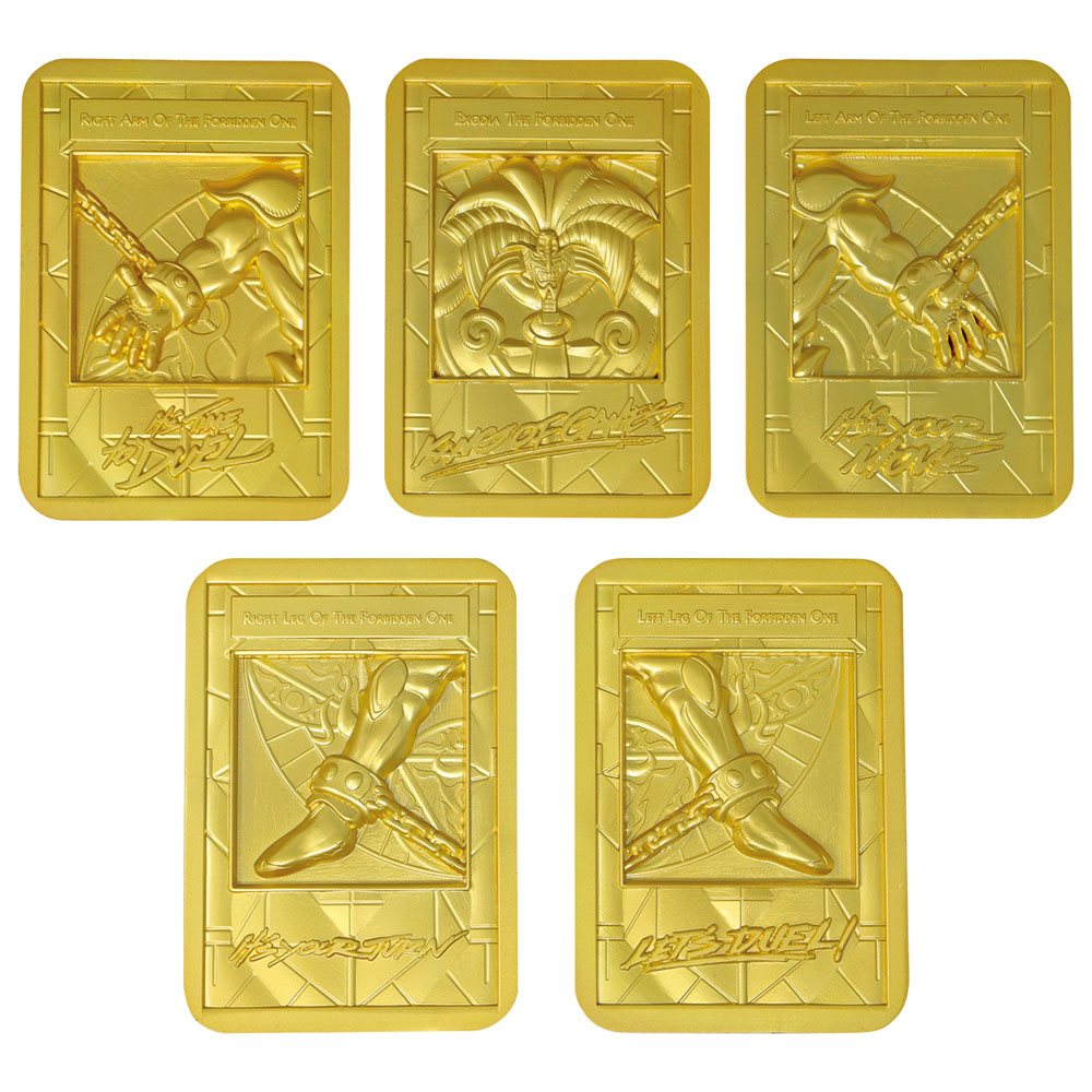 Yu-Gi-Oh! Exodia the Forbidden One Ingot Set (gold plated) 5060662467936