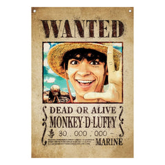 One Piece Wall Banner Luffy Wanted 120 x 85 cm 5060948293501