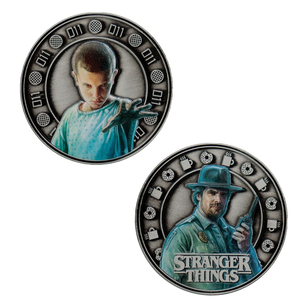 Stranger Things Collectable Coin Eleven & Hopper 4 cm 5060948290173