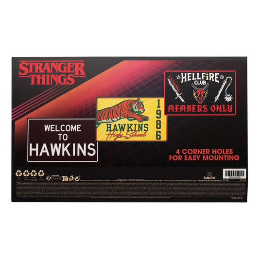 Stranger Things Tin Signs 3 Pack 5060948293969