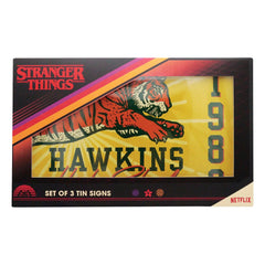 Stranger Things Tin Signs 3 Pack 5060948293969