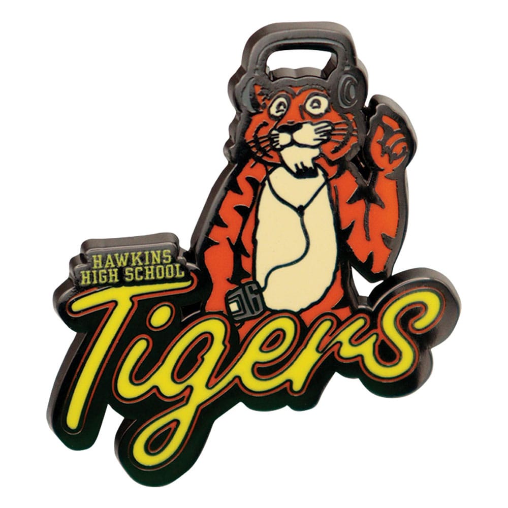 Stranger Things Pennant with Pin Badge Tiger´s 5060948293952