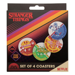 Stranger Things Coaster 4-Pack 5060948292627