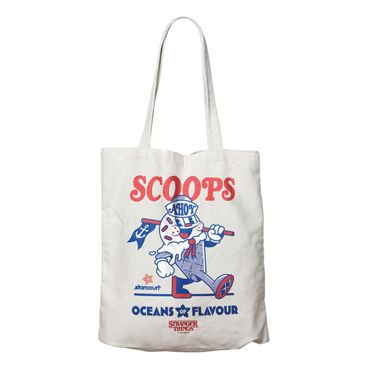 Stranger Things Tote Bag Scoops Ahoy 5060948295055