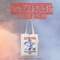 Stranger Things Tote Bag Scoops Ahoy 5060948295055