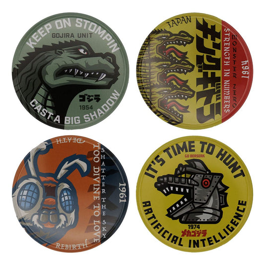 Godzilla Coaster 4-Pack 5060948293051