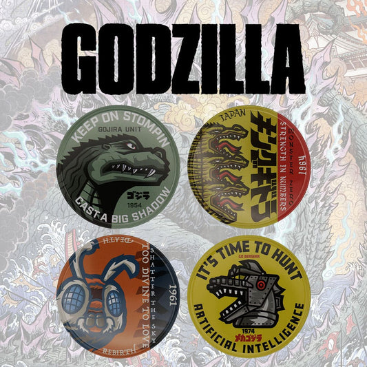 Godzilla Coaster 4-Pack 5060948293051