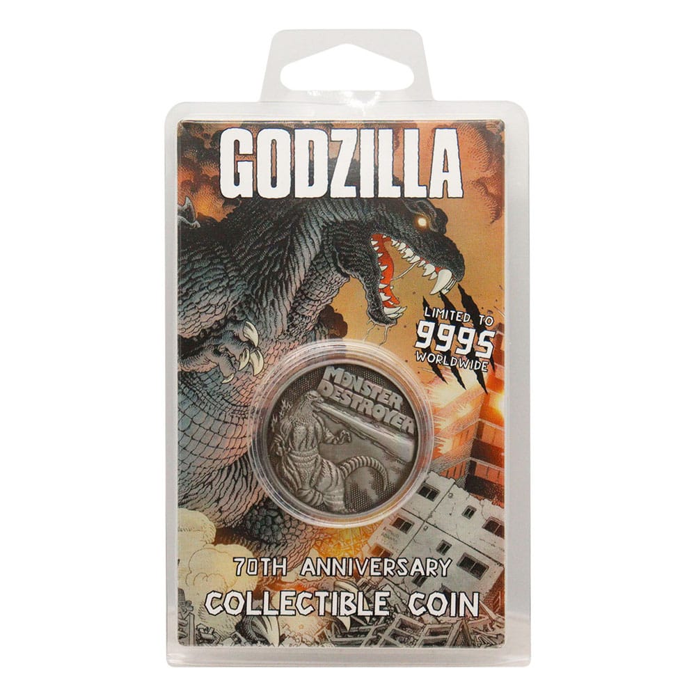 Godzilla Collectable Coin 70th Anniversary Limited Edition 5060948293112