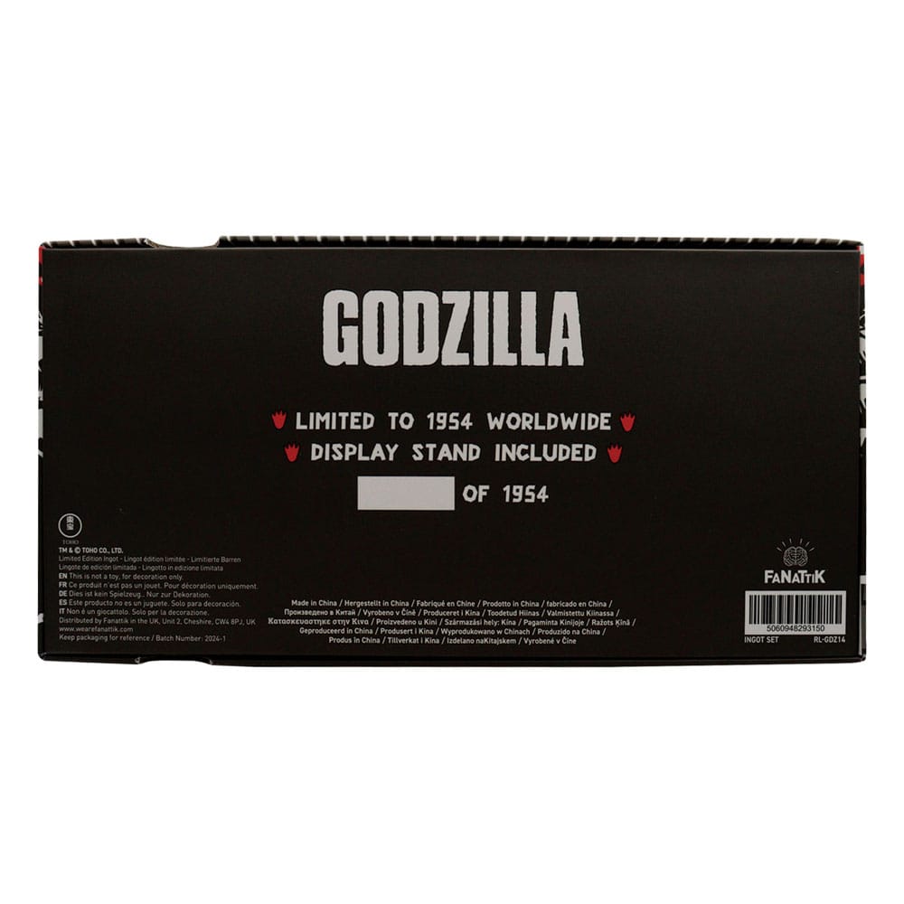 Godzilla Medallion Set 70th Anniversary Limited Edition 5060948293150