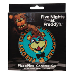 Five Nights at Freddy's Coaster 4-Pack Printed Drinks 5060948295819