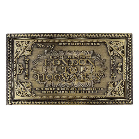 Harry Potter Replica Hogwarts Train Ticket Limited Edition 5060662469190