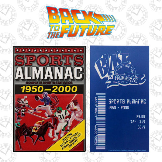 Back to the Future Ingot Sport Almanac Limited Edition 5060948292580