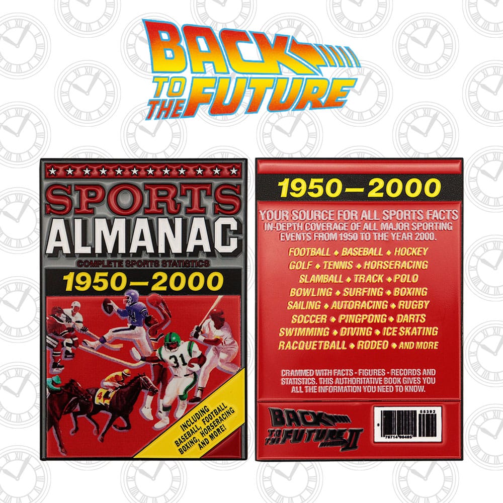 Back to the Future Ingot Sport Almanac Limited Edition 5060948292580