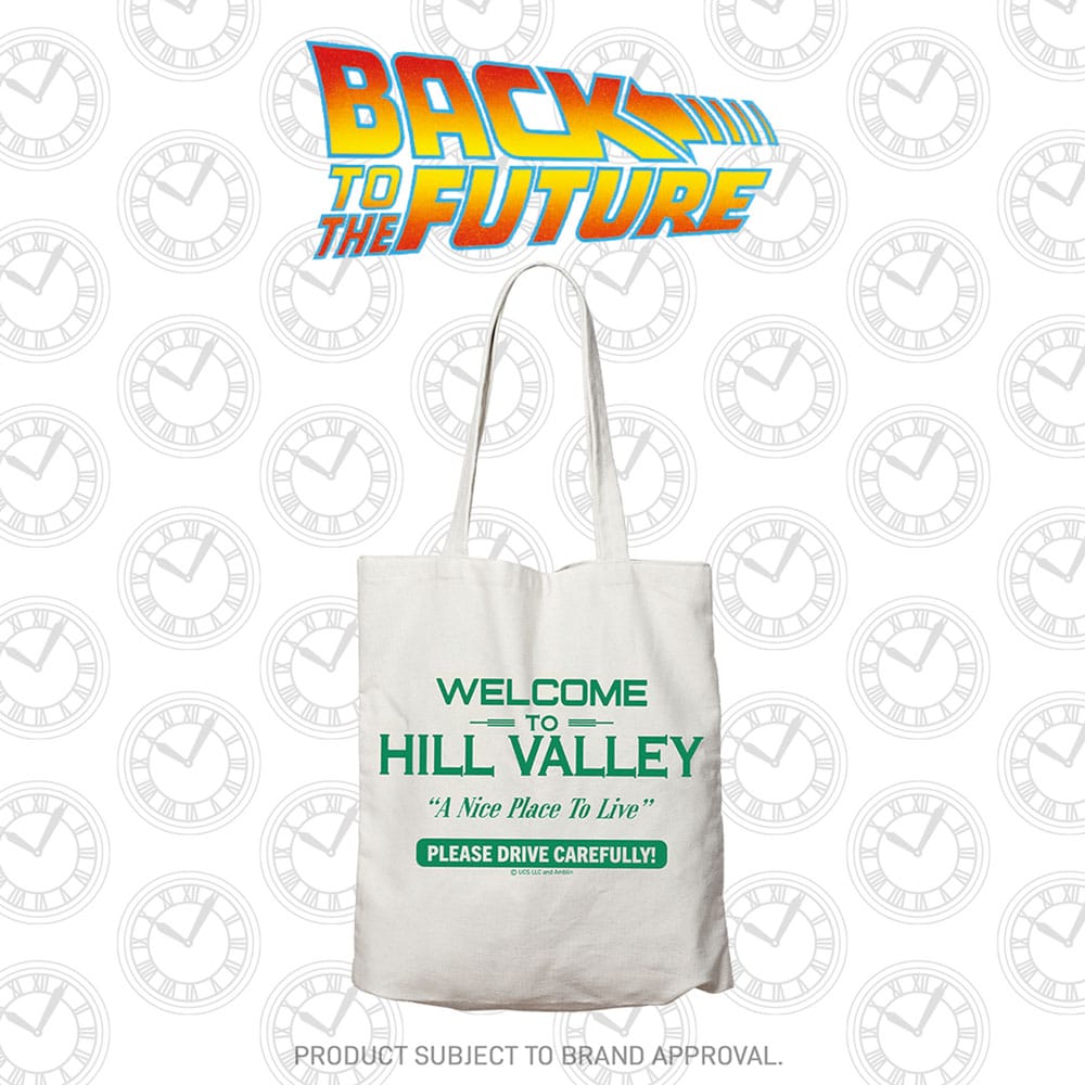 Back to the Future Tote Bag Hill Valley 5060948294775