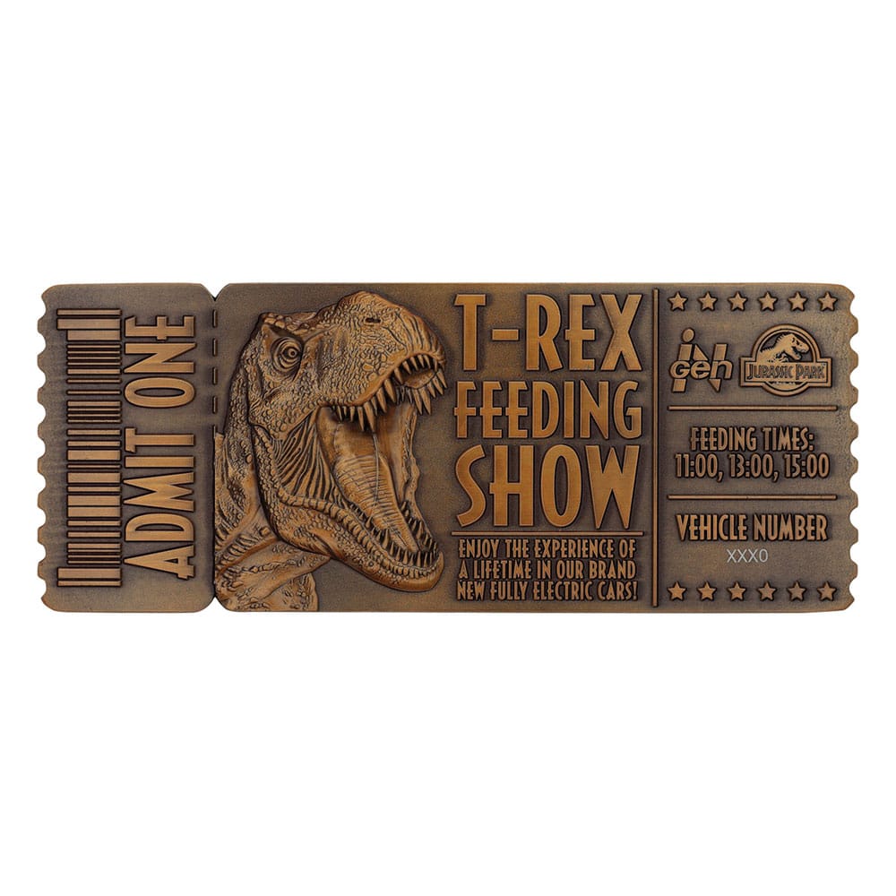 Jurassic Park Replica 1/1 Feeding Show Ticket 5060948296236