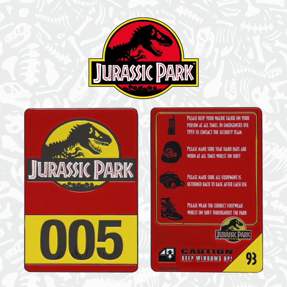 Jurassic Park Metal Card 30th Anniversary Jeep Limited Edition 5060948291972