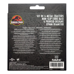 Jurassic Park Coaster 4-Pack 5060948296366