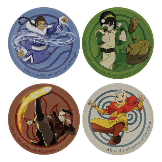 Avatar The Last Airbender Coaster 4-Pack 5060948295000