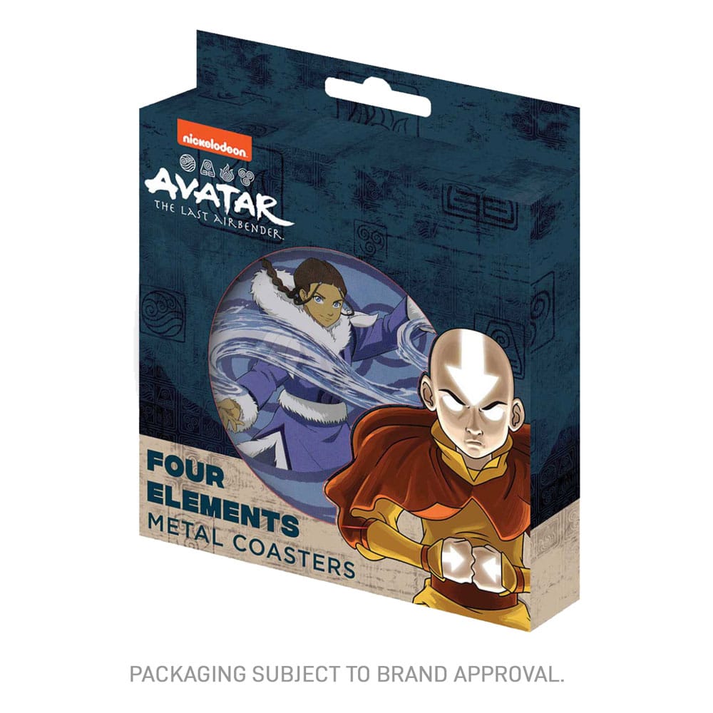 Avatar The Last Airbender Coaster 4-Pack 5060948295000