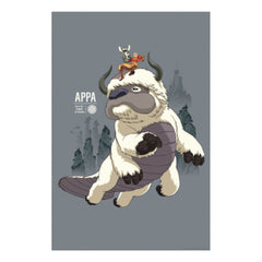 Avatar The Last Airbender Art Print Appa & Aang Limited Edition 42 x 30 cm 5060948295031