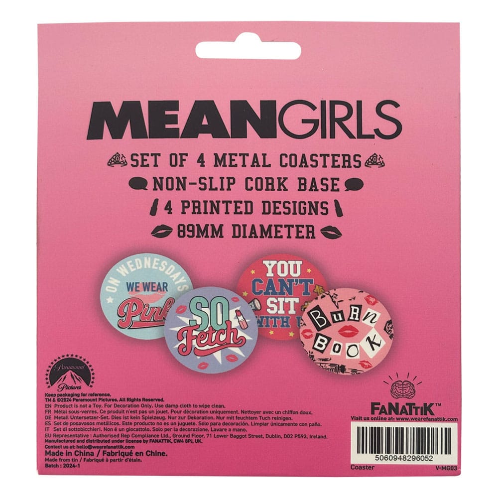 Mean Girls Coaster 4-Pack 5060948296052